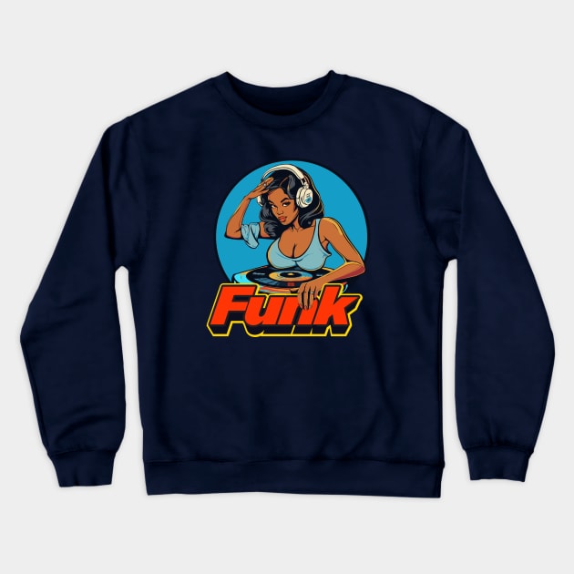 Bring tha Funk Crewneck Sweatshirt by NineBlack